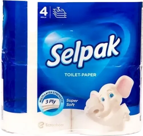 Toilet paper Super Soft 3-ply 4 roll