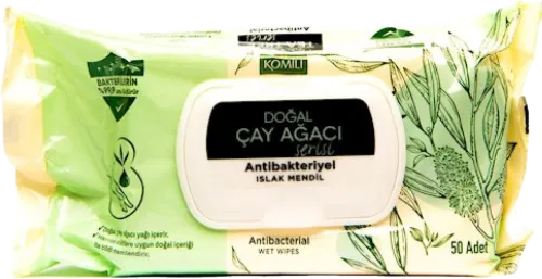 Antibacterial wet wipes Çay Ağacı