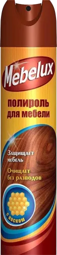Furniture polish with wax