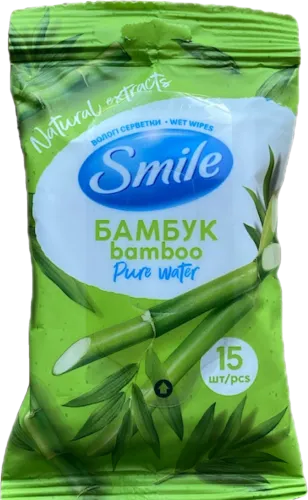 Nəm salfetlər Bambuk və Edelvey