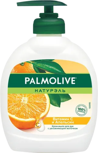 Liquid soap with vitamin C orange content 
