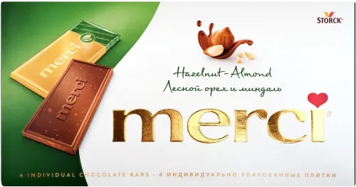 Candies in a box Hazelnut and almond
