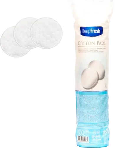 Cotton pads for makeup removal