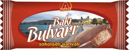 Eskimo plombir with coffee Baki Bulvari