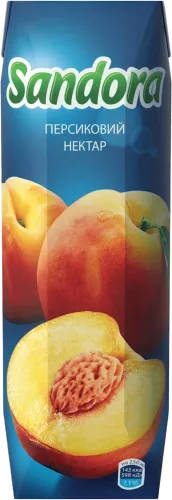 Fruit juice with peach 