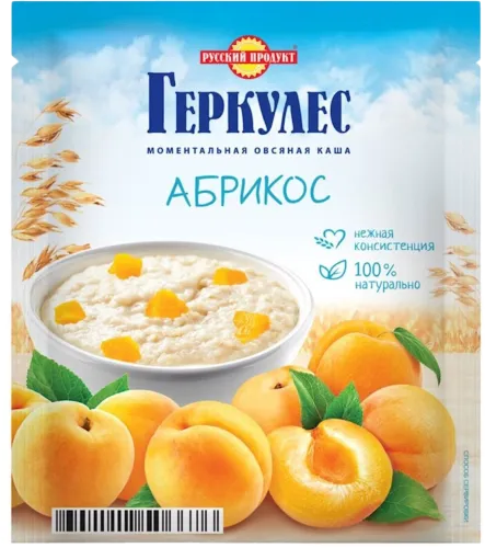 Каша овсяная Геркулес с абрикосом