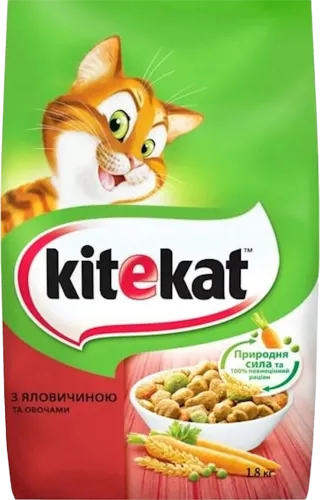 Сухой корм для котов 12+ месяцев Говядина с овощами