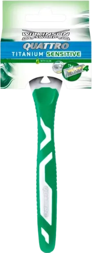  Quattro Titanium Sensitive Disposable Razor
