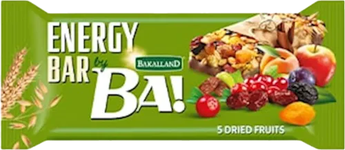 Bakkaland 5 Dried Fruits Energy Bar