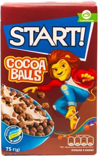 Chocolate balls dry breakfast