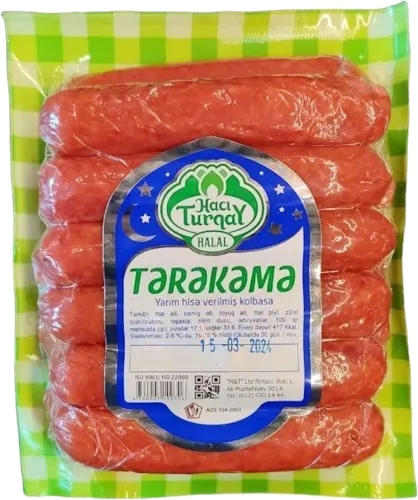 Haci Turqay Tərəkəmə halal hunting sausage