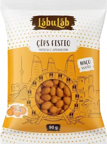 Чипсы с арахисом начо