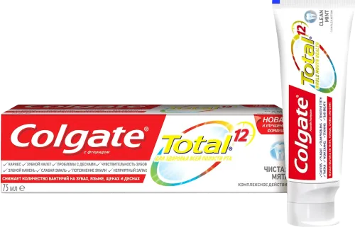 Комплексная зубная паста Total 12 Чистая мята Антибактериальная