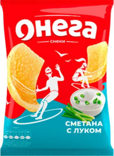 Снеки со вкусом лука со сметаной