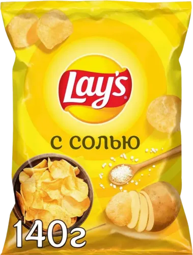 Чипсы с солью