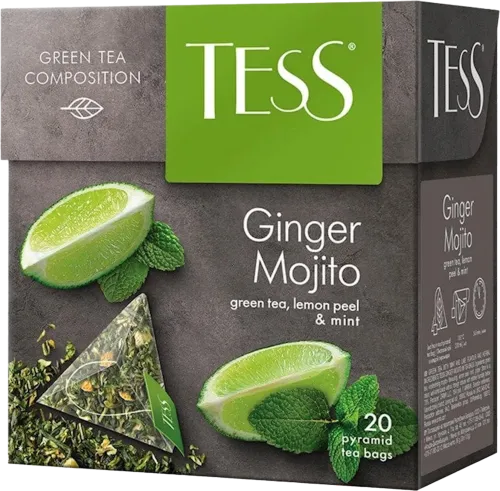  Ginger Mojito Green Tea Bags with Mint