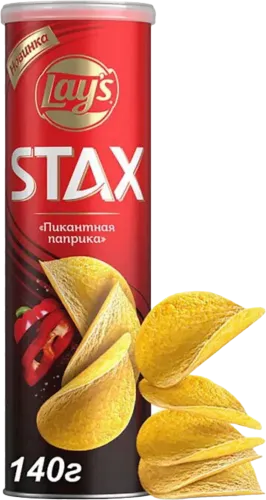 Чипсы Stax паприка