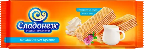 Вафли с кремом 