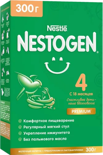 Сухая смесь для кормления детей Nestogen N4 18+ месяцев