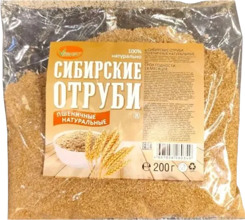 Wheat bran Siberian Kletchatka Natural