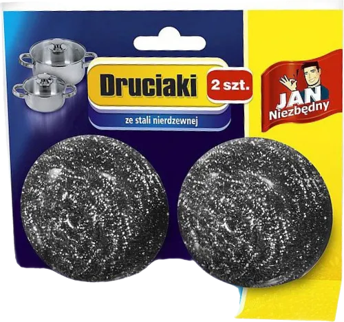 Dishwashing sponge stainless steel