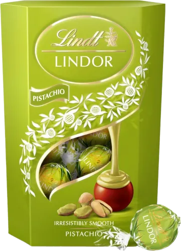 Chocolate box with pistachio