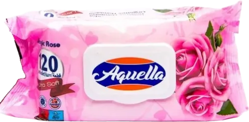 Детские влажные салфетки Flower с крышкой в ассортименте