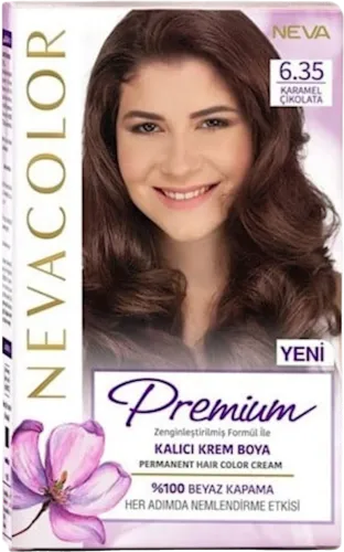 Saç boyası Premium N6.35