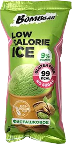 Ice cream with peanuts without sugar 
