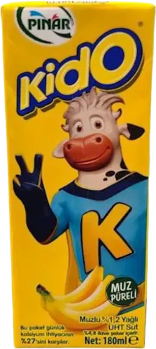 Milk Kido with banana