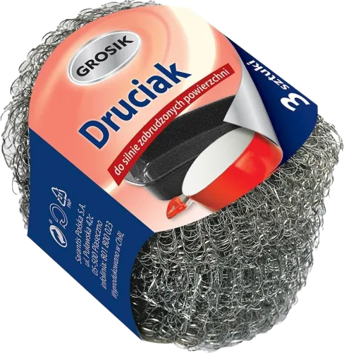 Dishwashing sponge steel