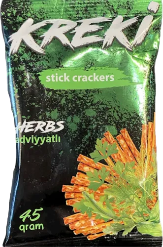 Cracker sticks with spice