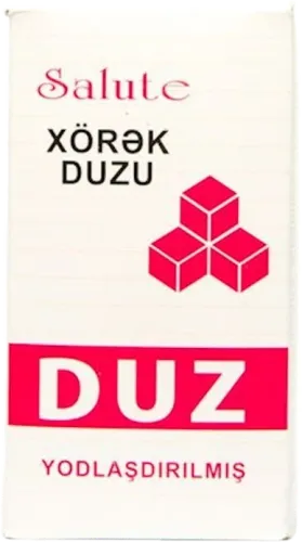 Xörək duzu yodlaşdırılmış