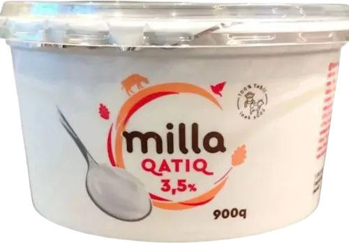 Qatıq inək südündən