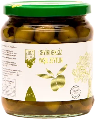  Green Olives pitted