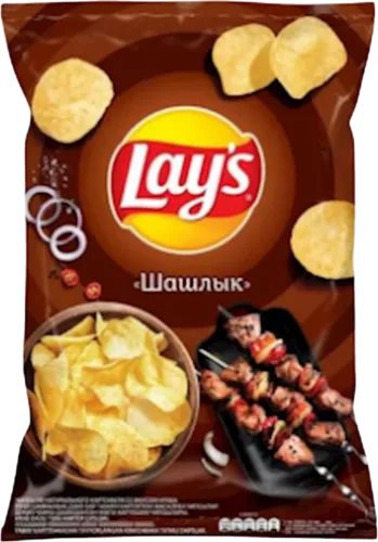 Чипсы со вкусом шашлыка 