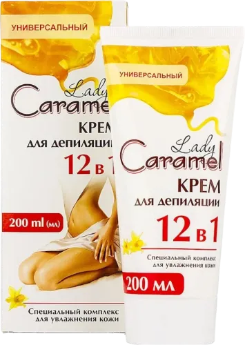 Caramel Depilatory Cream 12 in 1