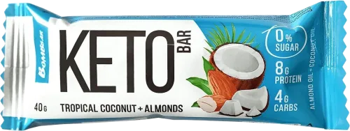Kokoslu baton protein şəkərsiz 