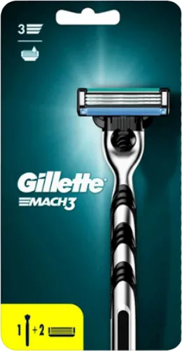  Mach3 Razor with 2 Replacement Cartridge