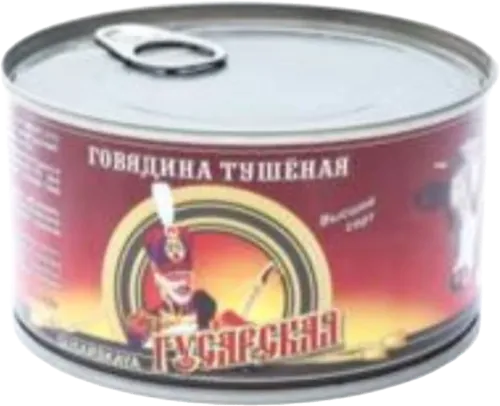 Stewed beef Gusarskaya