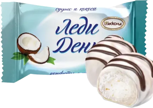 Chocolate candies with coconut flavor Akkonda Lady Day