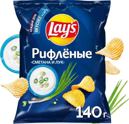 Чипсы Сметана и лук