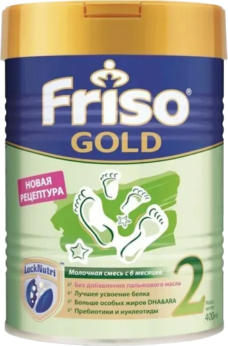 Quru Süd qatişigi usaq qidasi Gold 2 Lock Nutri (6-12) DB