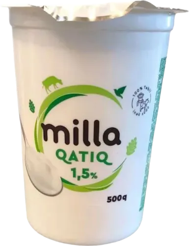 Qatıq inək südündən