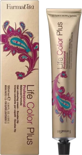 Saç üçün qalıcı krem-boya Life Color Plus 7.00 Zənqin sarışın