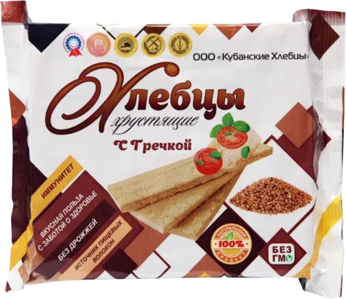 Kubanskiye Khlebtsy Crispy Buckwheat Bread