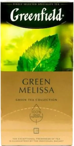  Green Melissa Green Tea Bags with Melissa