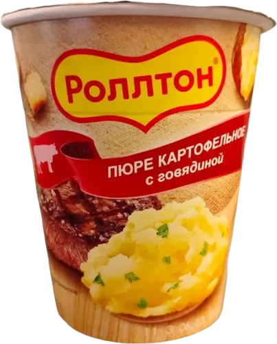 Kartof püresi Rollton Mal əti