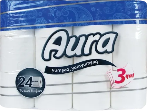 Tualet kağızı 3 qat 24 rulon