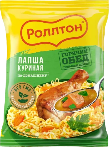 Rollton Chicken Noodles in broth